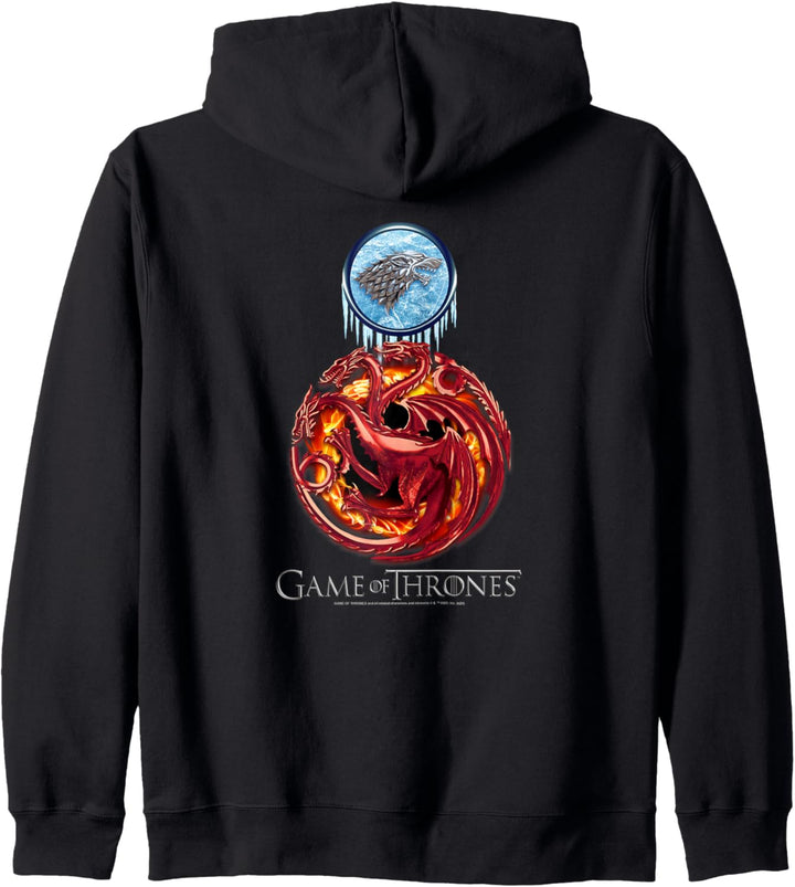 Game of Thrones Targaryen Stark Combined Kapuzenjacke