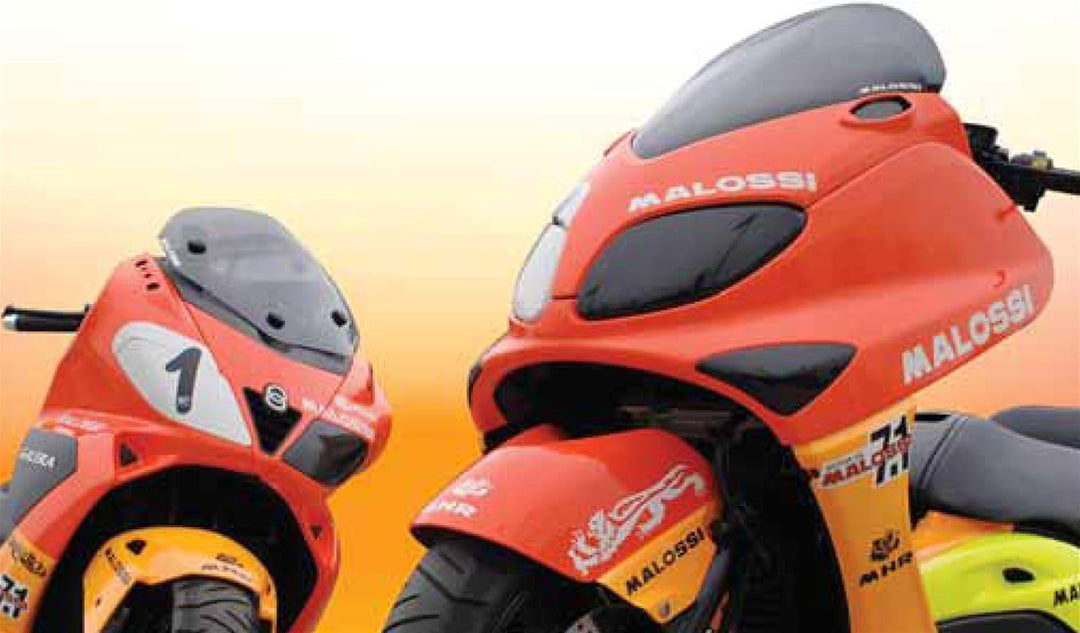 MALOSSI Flyscreen, MHR Maxi, schwarz, für GILERA Nexus 250/500