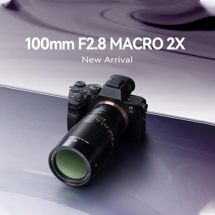 TTARTISAN 100mm F2.8 Makro 2X Kameraobjektiv für Fuji X Mount Vollformat Manueller Fokus Objektiv fü