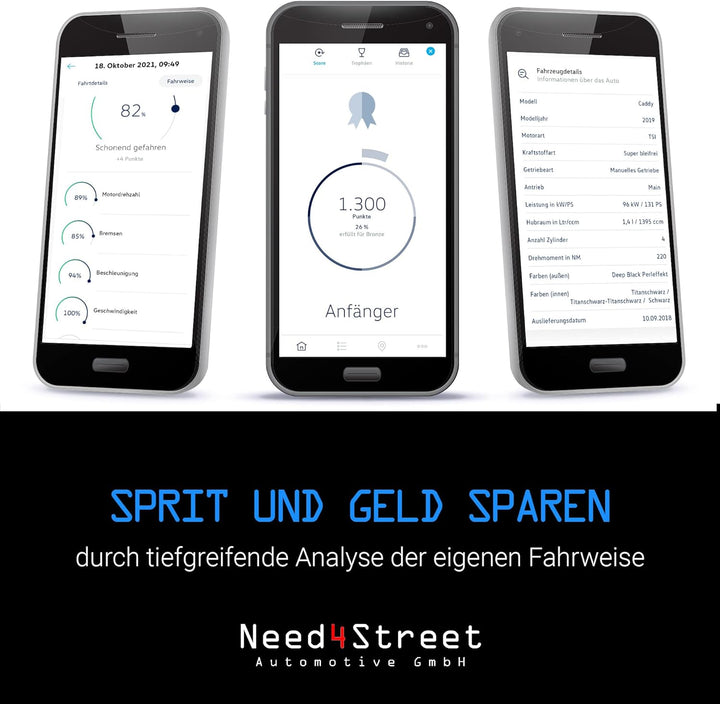 Need4Street Data Plug 5GV051629M kompatibel mit Volkswagen, Dataplug für Smartphone App We Connect G