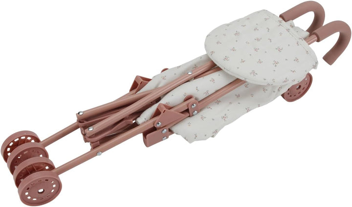Little Dutch 4584 Puppenbuggy klappbar aus Metall mit Soft-Griffen und Buggytasche - für Puppen von