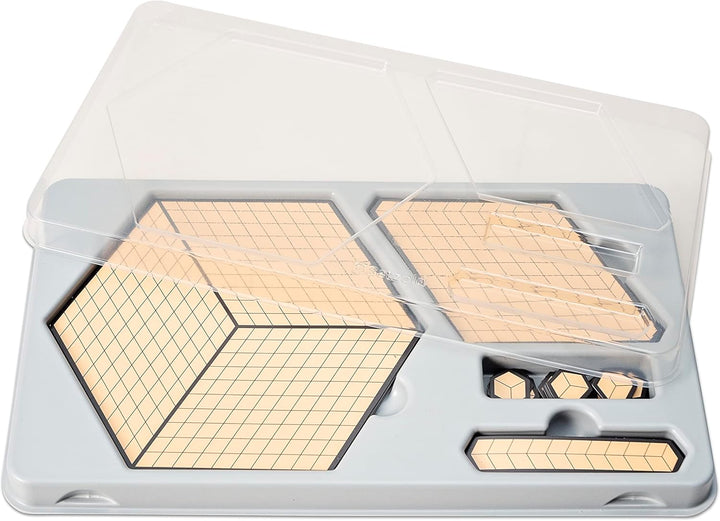 Betzold - Farbiger Zehnerbasis-Satz - Dezimalsystem Zehnersystem magnetisch Voll Mit Box, Voll Mit B