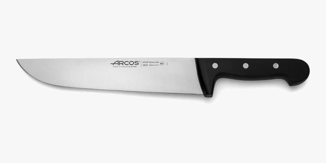 Arcos Serie Universal - Metzgermesser - Klinge Nitrum Edelstahl 250 mm - HandGriff Polyoxymethylen (