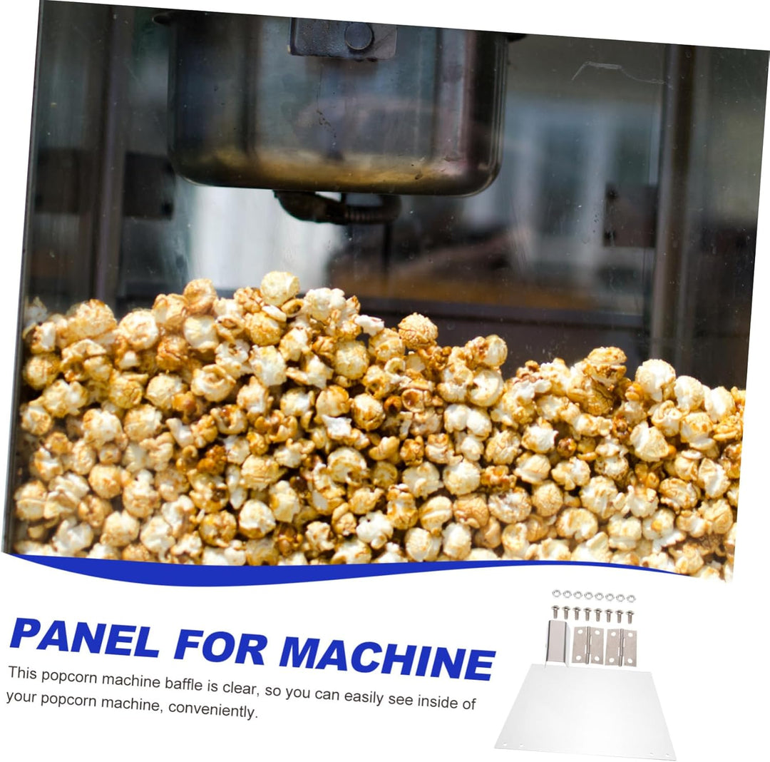 OUNONA Türverkleidungszubehör für kommerzielle Popcornmaschinen Popcorn-Maker, durchsichtiges Bedien