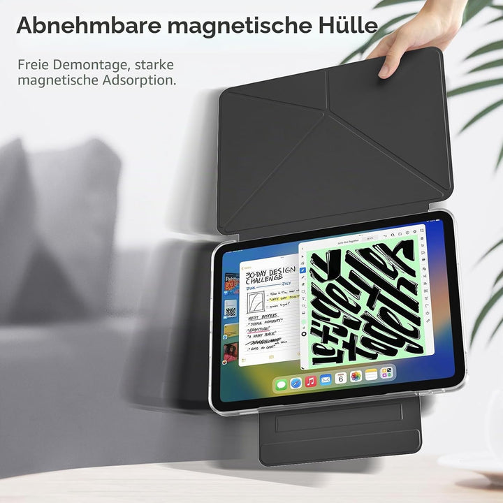Hülle für iPad (A16) 11. Generation 11 Zoll (2025) & iPad 10. Generation 10,9 Zoll (2022) mit Stifth