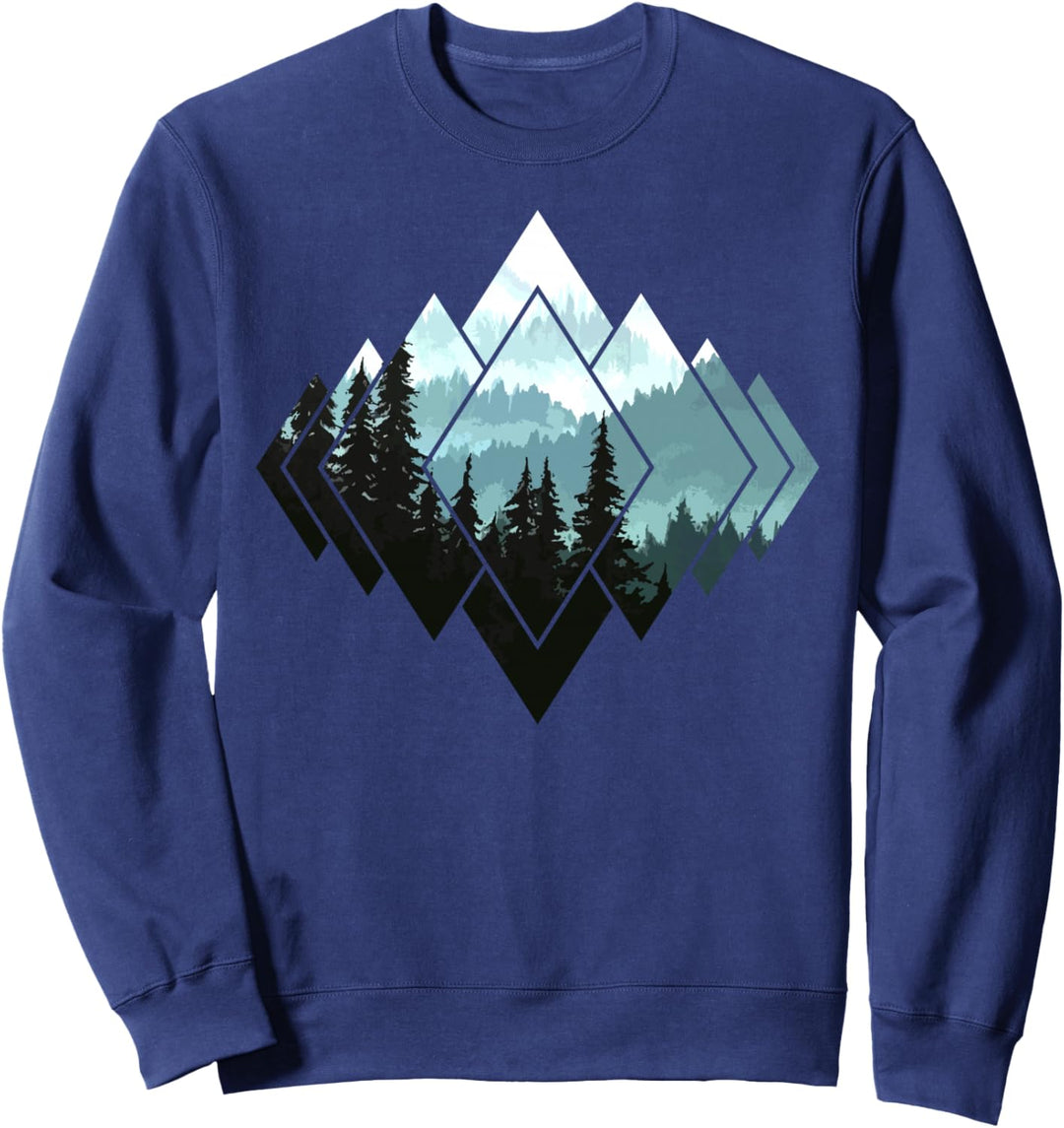 Wandern Camping Berge Natur Trekking Wanderer Geschenk Sweatshirt