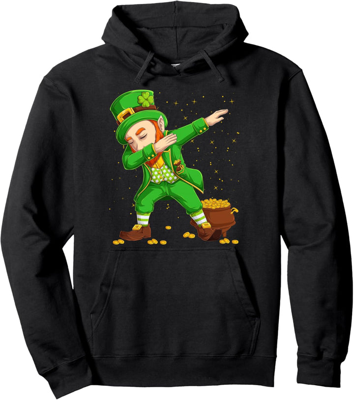 Leprechaun Graphic Irland Irish St. Patricks Day Kleeblatt Pullover Hoodie