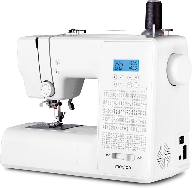 MEDION Digitale Nähmaschine SD36 (36 Watt, einstellbare Stichlänge und Stichbreite, 270 Stichmuster,