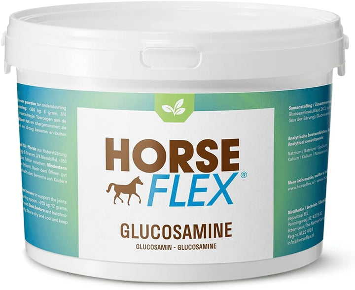 HORSE FLEX Glucosamin PUR Pulver für Pferde zur Unterstützung der Gelenke - 550 Gramm, 550 Gramm