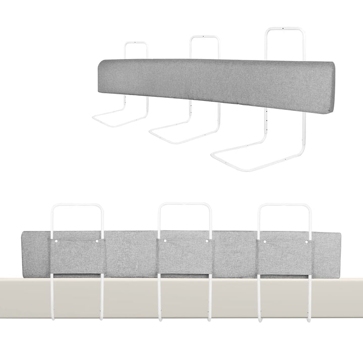 XMTECH Kinder Bettgitter Bettschutzgitter Bettumrandung Bettkantenschutz 40-60 cm Höhenverstellbar K