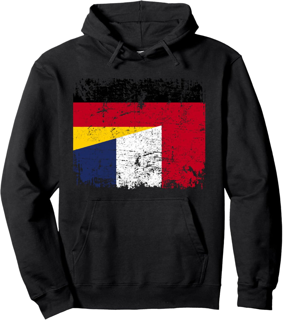 FRANKREICH DEUTSCHLAND Flagge Damen Herren Kinder Frankreich Pullover Hoodie
