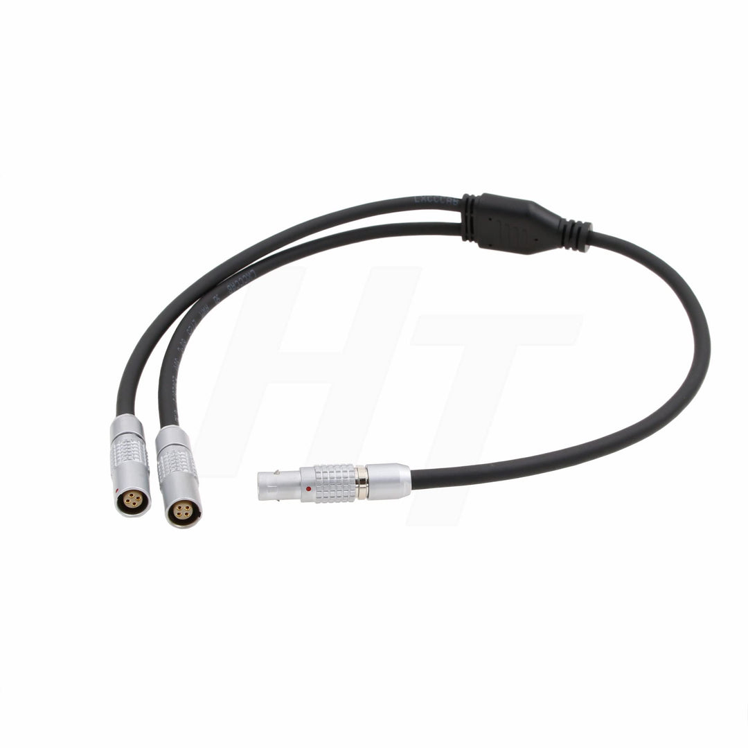 HTcable CForce Motor Lbus 4-Pin Stecker auf Dual 4-Pin Buchse Breakout Kabel für ARRI Alexa Mini Cmo