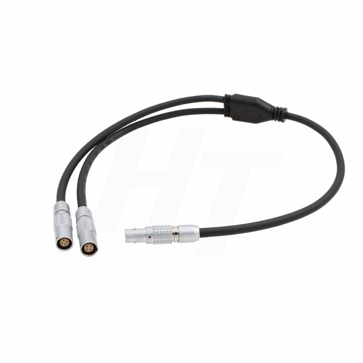 HTcable CForce Motor Lbus 4-Pin Stecker auf Dual 4-Pin Buchse Breakout Kabel für ARRI Alexa Mini Cmo