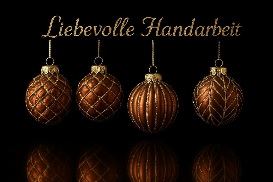 MC 12er Set edle Luxus Glas Weihnachtskugeln Ø 6cm Weihnachtsbaum Kugeln Christbaumkugeln Weihnachts