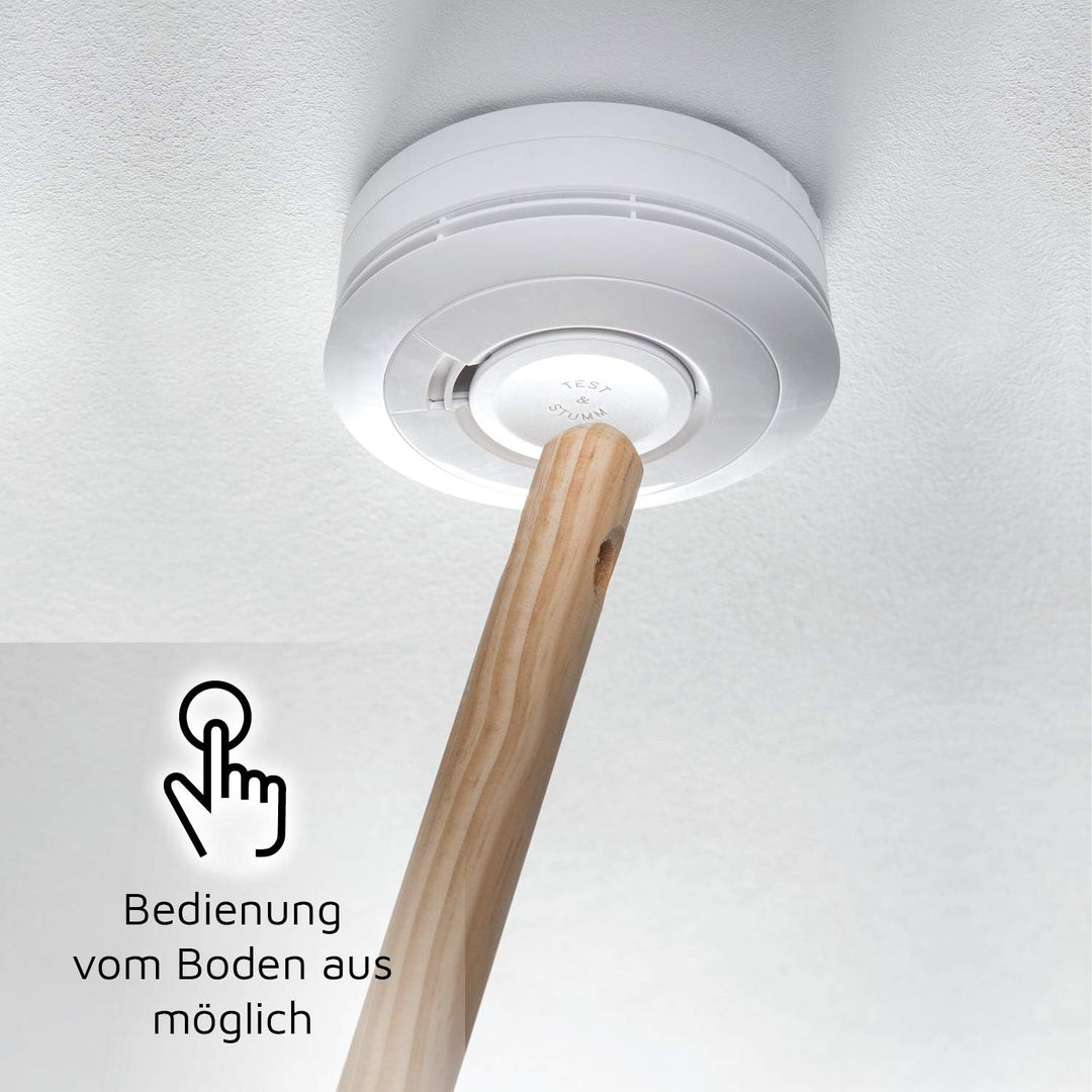 Ei Electronics Ei650W Rauchwarnmelder, Rauchmelder mit Batterie für 10 Jahre, optional funkvernetzba