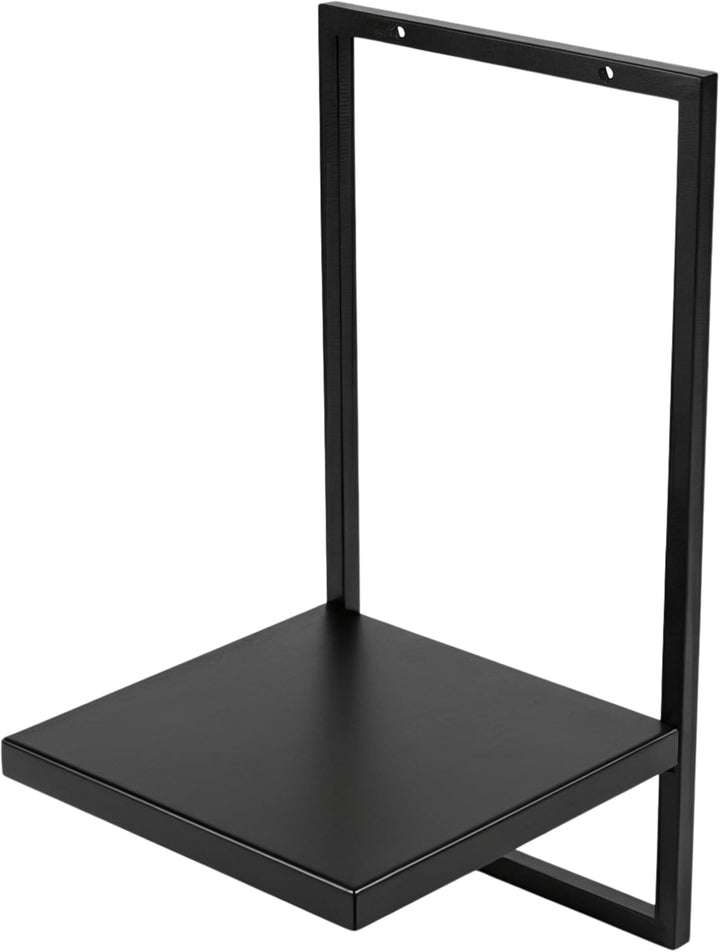 UNO RIPIANI Wandregal aus Metall – modernes Wandboard zur Wandmontage, pulverbeschichtet, 20×21×40 c