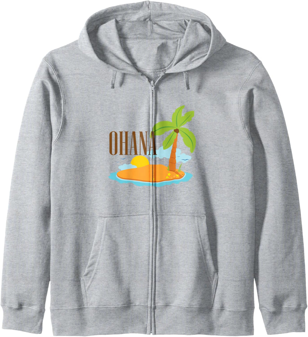 Ohana Retro Hawaii Tropical Shirt für Damen und Herren Kapuzenjacke