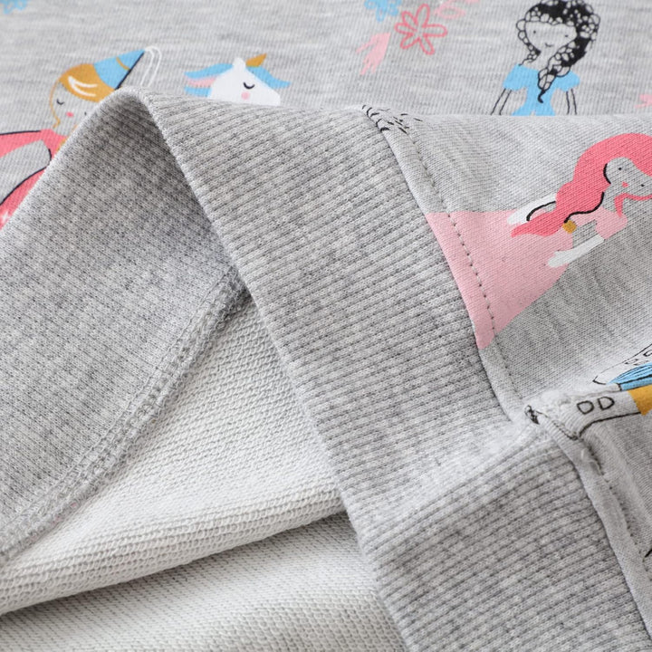 Little Hand Mädchen Sweatshirt für Kinder Baumwolle Top Casual Jumper Kleinkind Langarm Pullover 116