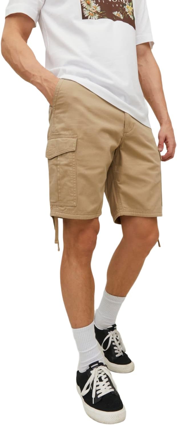 JACK & JONES Herren Cargoshorts Jpstmarley Jjcargo Shorts Ana Sn S Crockery, S Crockery