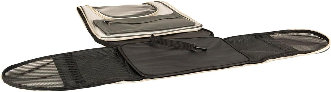 Haustier Rucksäcke Tragetasche Katzenrucksack Hunderucksack Leicht Handlich, Grau 37 × 34 × 25 cm Gr
