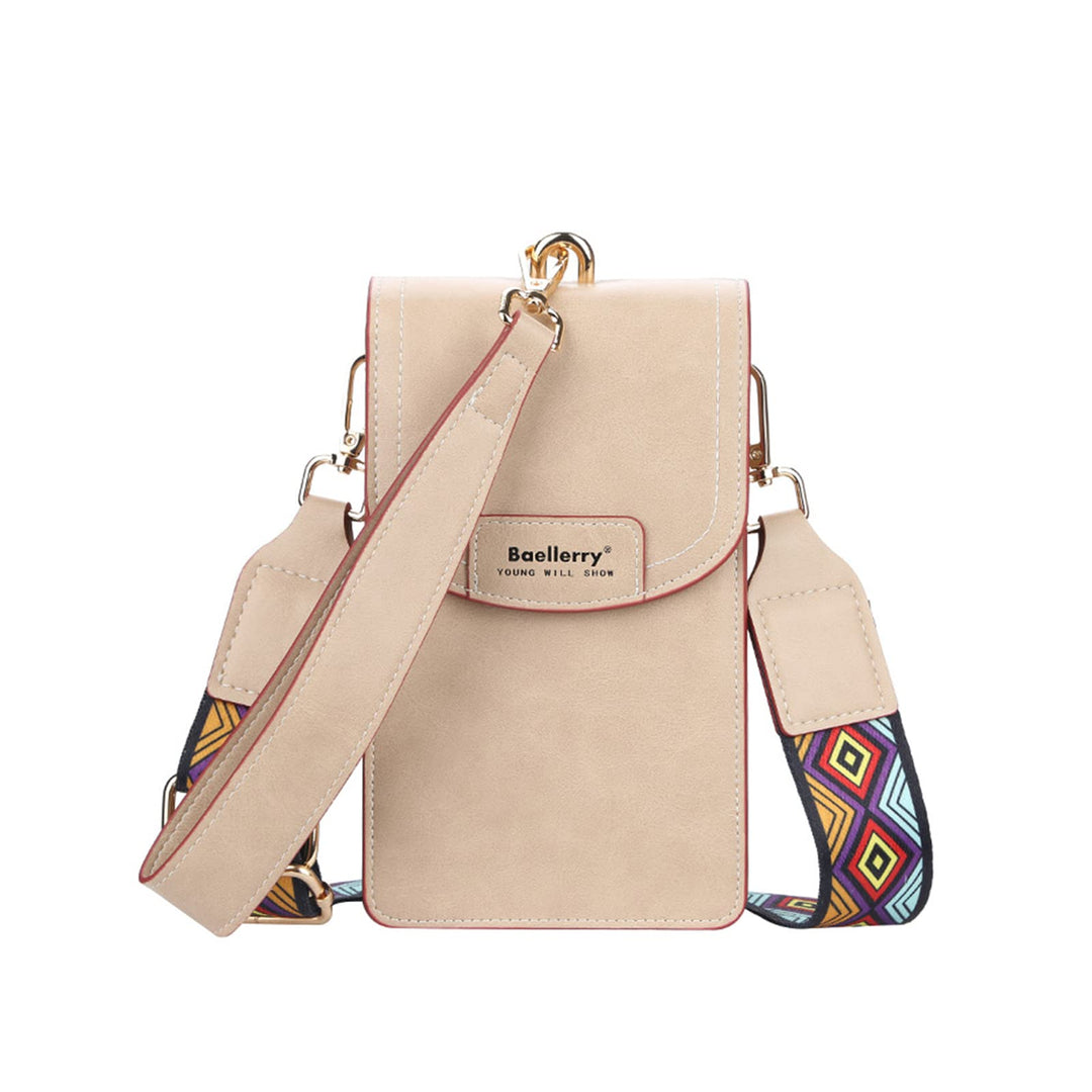 PORRASSO Handy Umhängetasche Damen Mode Handytasche PU Schultertasche Mädchen Geldbörse Crossbody Ba