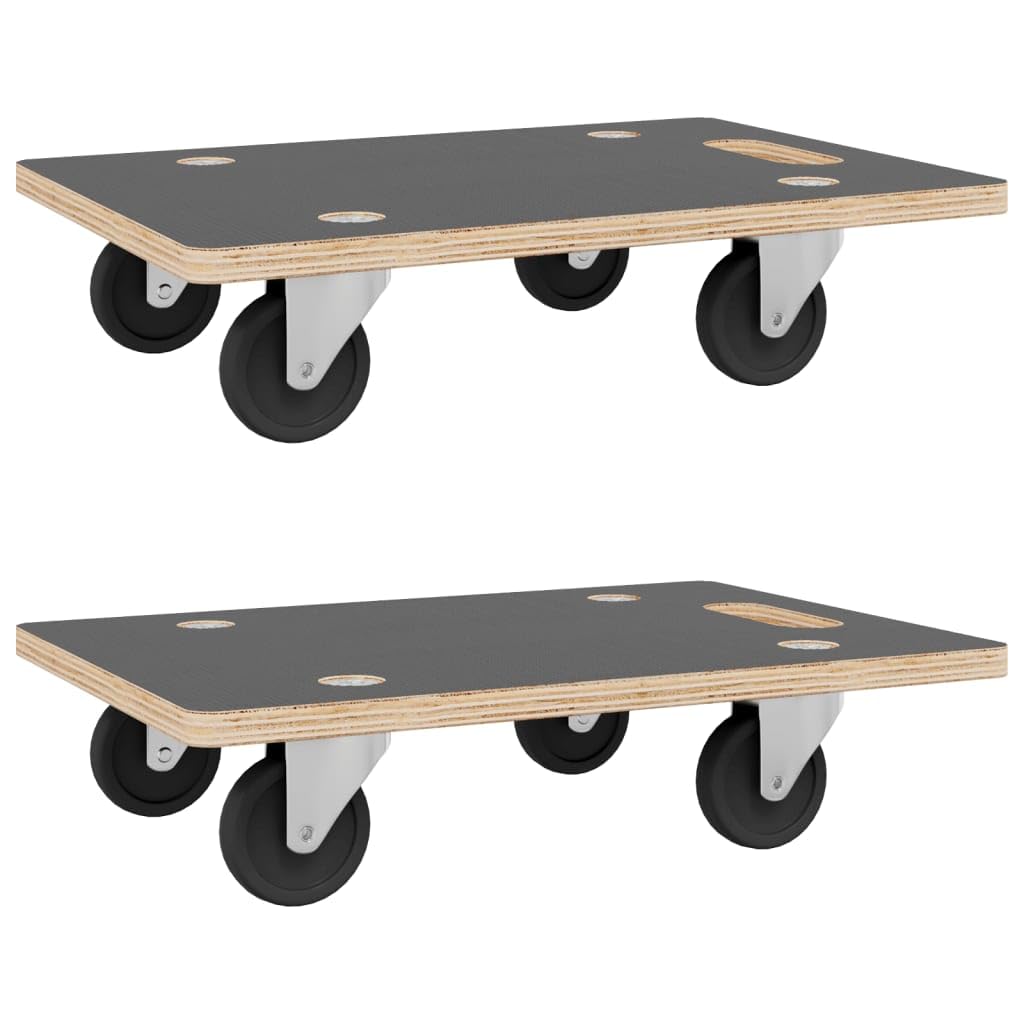 vidaXL Rollbretter 2 STK. Rechteckig 60x40x11,5 cm 60 x 40 x 11.5 cm, 60 x 40 x 11.5 cm