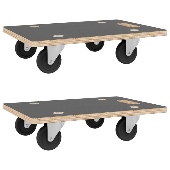 vidaXL Rollbretter 2 STK. Rechteckig 60x40x11,5 cm 60 x 40 x 11.5 cm, 60 x 40 x 11.5 cm