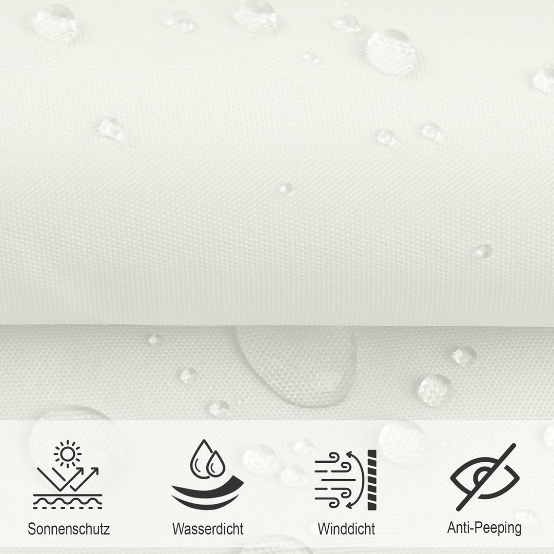 SUNNY GUARD Sonnensegel Rechteckig 2.5x4m Wasserdicht Sonnenschutz Wetterschutz Segel Baldachin UV S