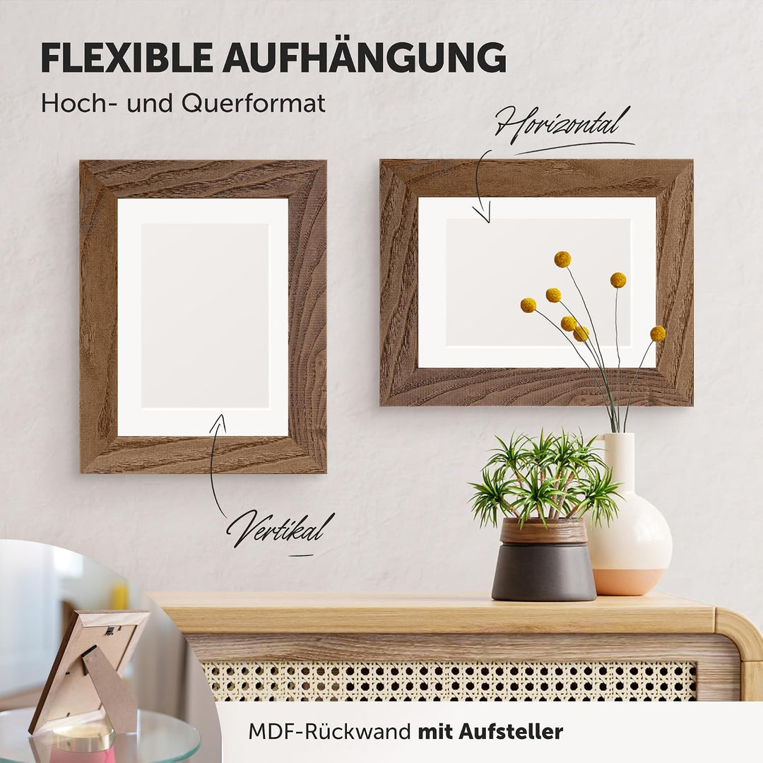 DÖRR Eichenholzrahmen Oakwood Slim dunkelbraun 15x20 15x20 dark brown, 15x20 dark brown