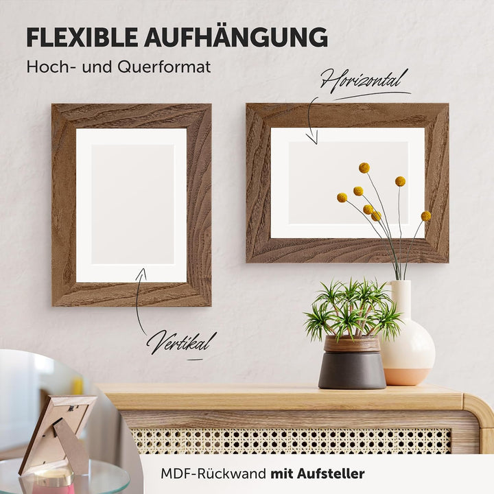 DÖRR Eichenholzrahmen Oakwood Slim dunkelbraun 15x20 15x20 dark brown, 15x20 dark brown