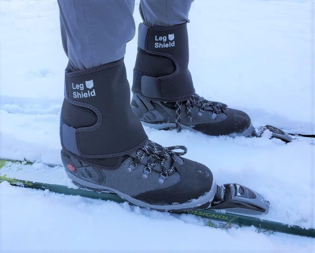 Leg Shield Niedrige Gamaschen – Klettverschluss-Design für einfaches An- und Ausziehen – Neopren-Bei