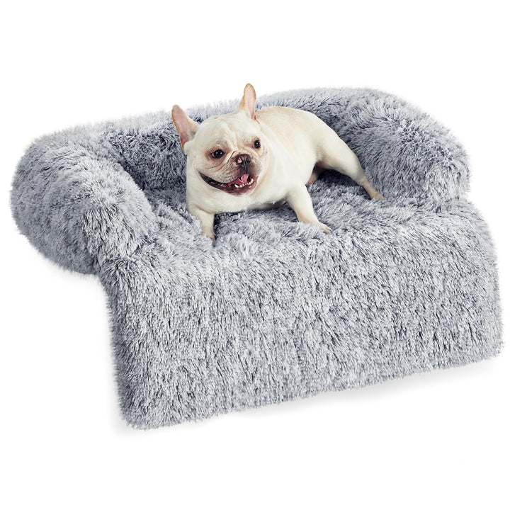 Feandrea FluffyHug Hundebett Plüsch, Hundedecke Sofa, Sofaschutz Hund, Hundekissen, Grösse M, für kl