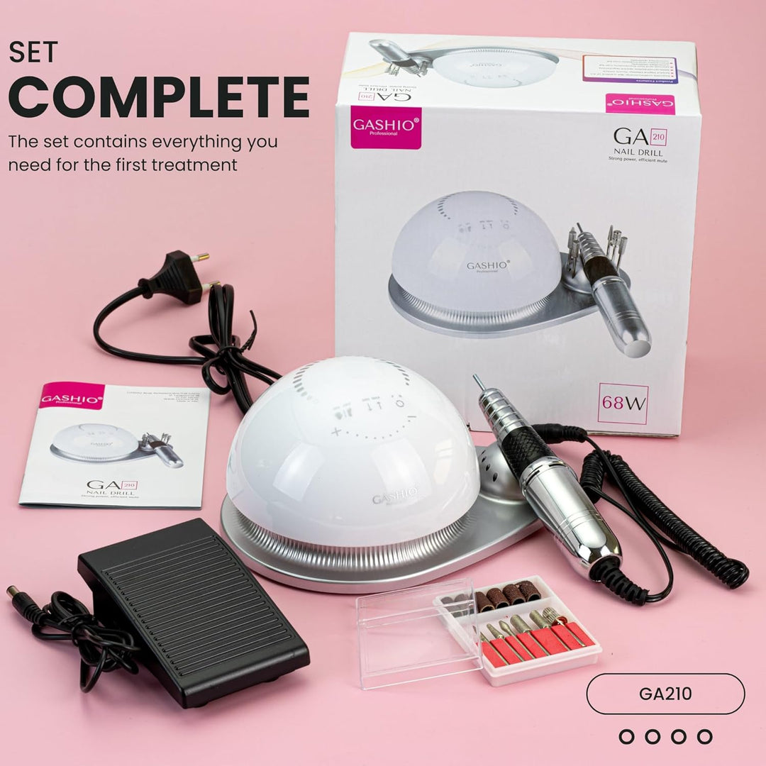 Nagelfräser für Gelnägel | Nail Drill 68W | Elektrische Nagelfeile | Maniküre Pediküre Set Elektrisc