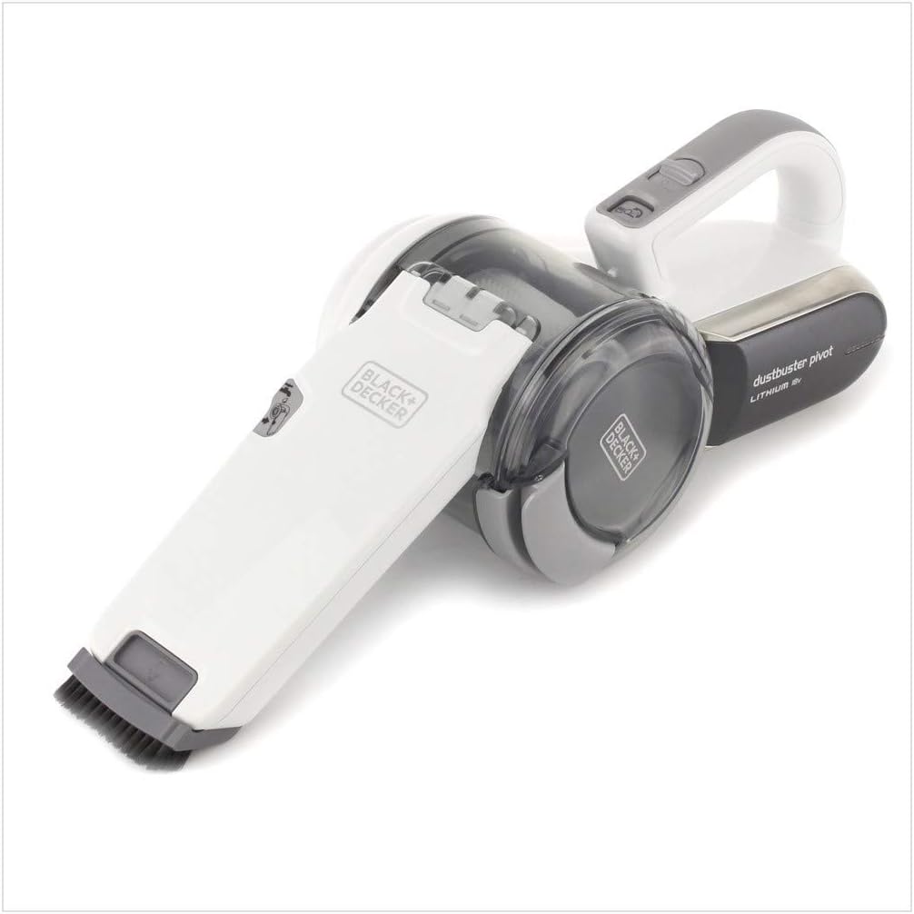Black+Decker Lithium Dustbuster Pivot PV1820L – Akku-Handstaubsauger mit Multi-Positions-Saugvorrich