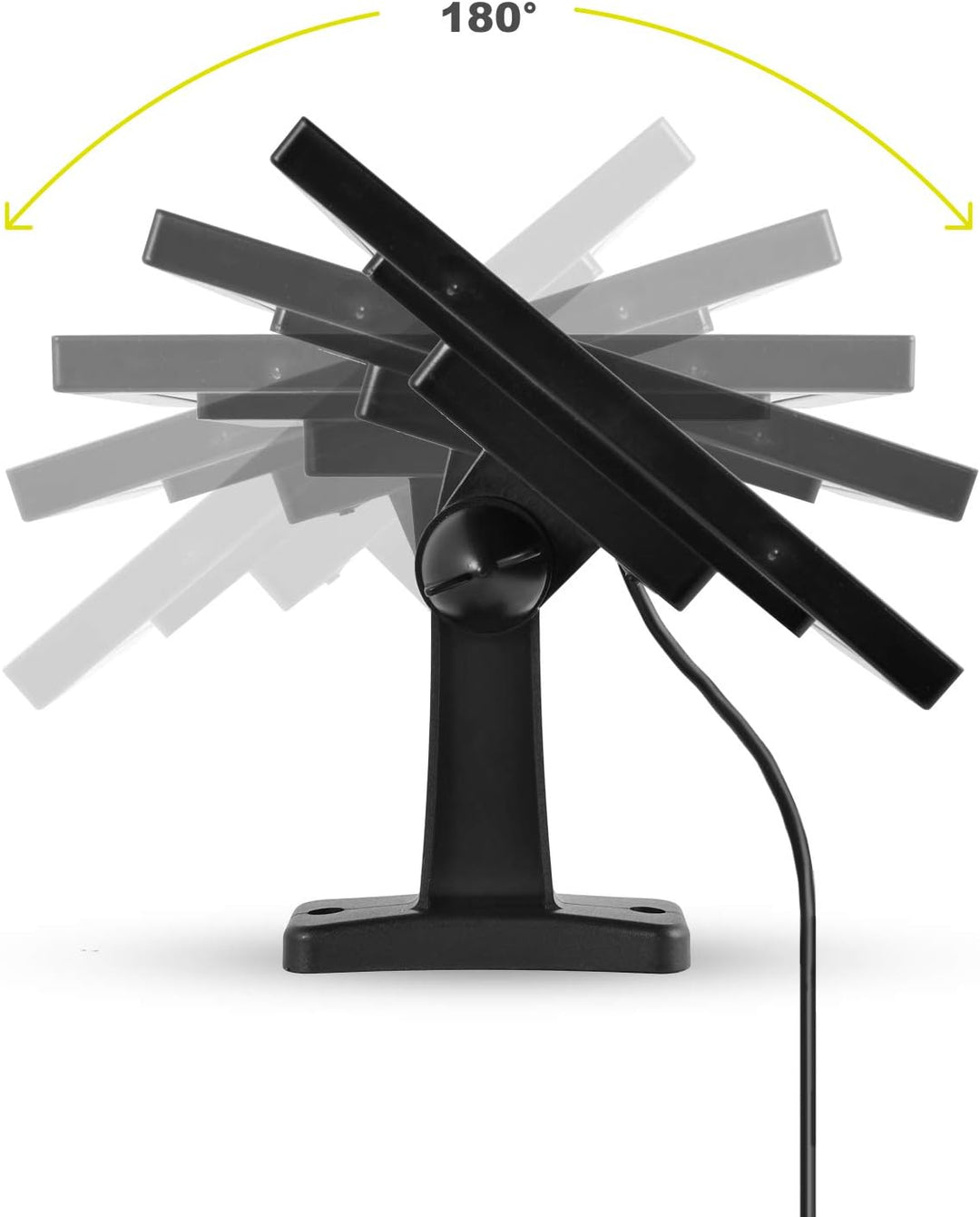 LEICKE Solarpanel kompatibel mit EZVIZ Outdoor Kameras C3A, wetterfest, einstellbare Halterung, unte