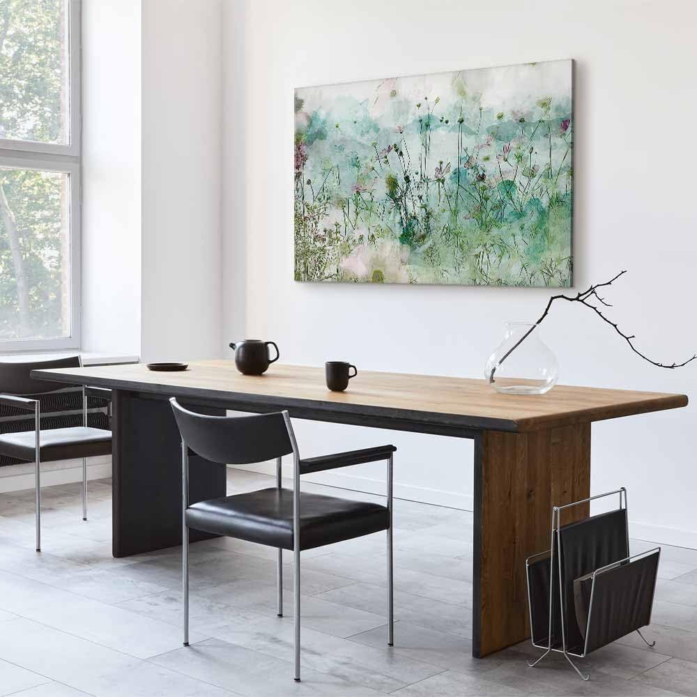 murando Akustikbild Wiese 120x80 cm Bilder Akustikschaum Hochleistungsschallabsorber Schallschutz Le