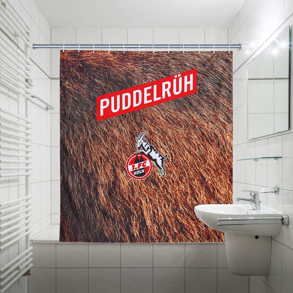 1. FC Köln Duschvorhang Puddelrüh (180 x 200cm)