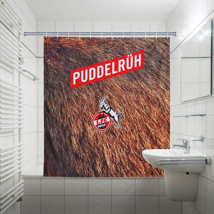 1. FC Köln Duschvorhang Puddelrüh (180 x 200cm)