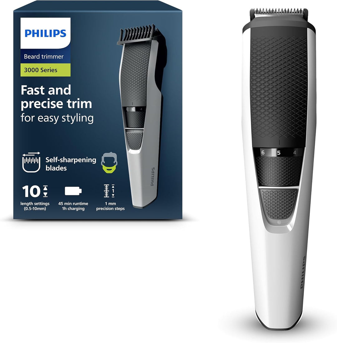 Philips Barttrimmer Serie 3000 mit Lift & Trim-Technologie (Modell BT3206/14)