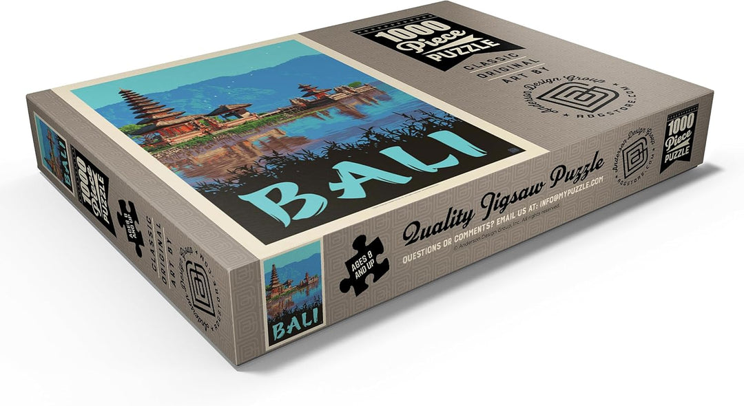 Bali: EIN Atemberaubendes tropisches Paradies, Vintage Poster - Premium 1000 Teile Puzzle - MyPuzzle
