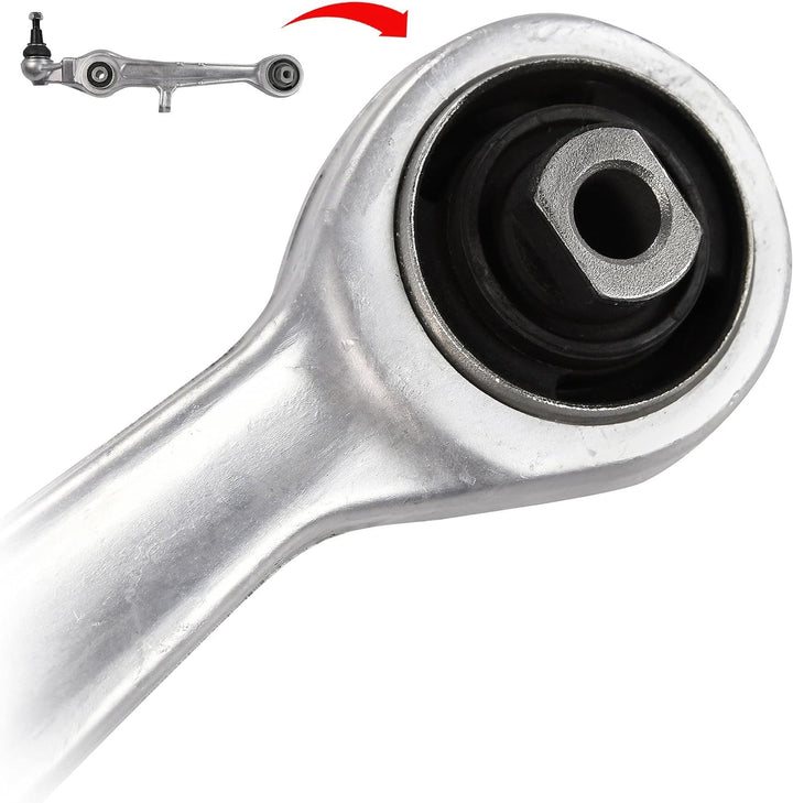 ATEC Germany 1x Querlenker Vorderachse, vorne unten beidseitig passend Kompatibel mit AUDI A4 B5 (8D