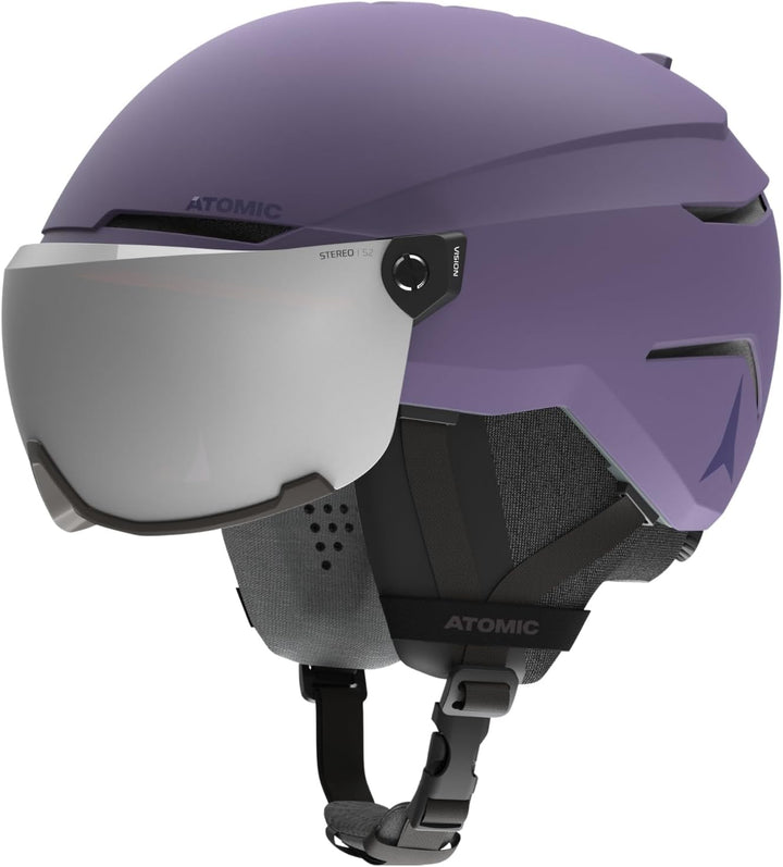 ATOMIC Savor Visor Stereo Skihelm mit Visier - Maximale Stossdämpfung - Active Aircon Belüftungssyst