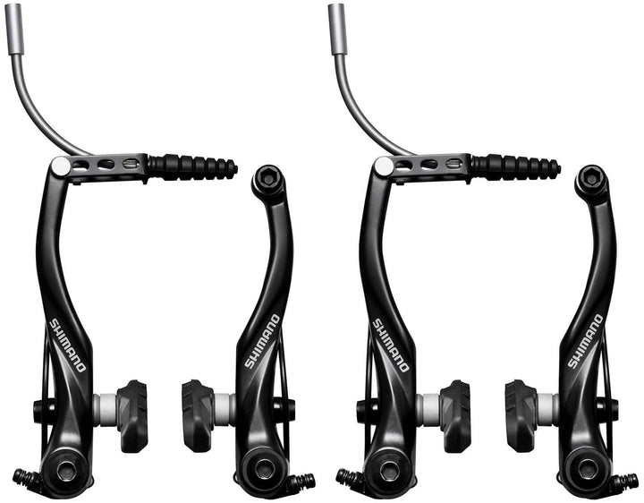 SHIMANO Alivio BR-T4000 Bremsen Set V-Brake schwarz V-Bremse