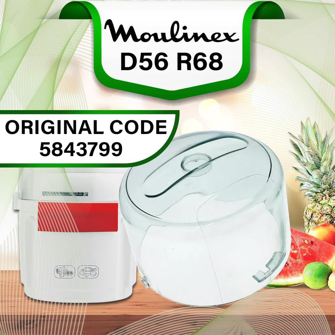ONIX TECH Deckel Zerkleinerer für Moulinex La Moulinette D56 R68 - Garantie 5 Jahre