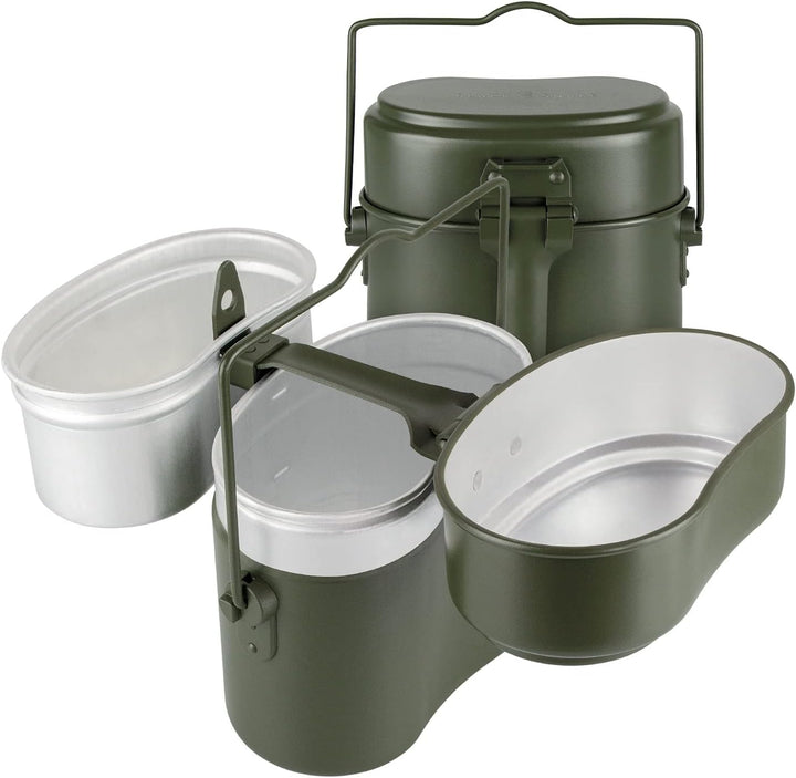 Black Snake® Camping-Kochgeschirr Set | Outdoor-Kochset für Picknicks, Festivals und Wanderungen | B
