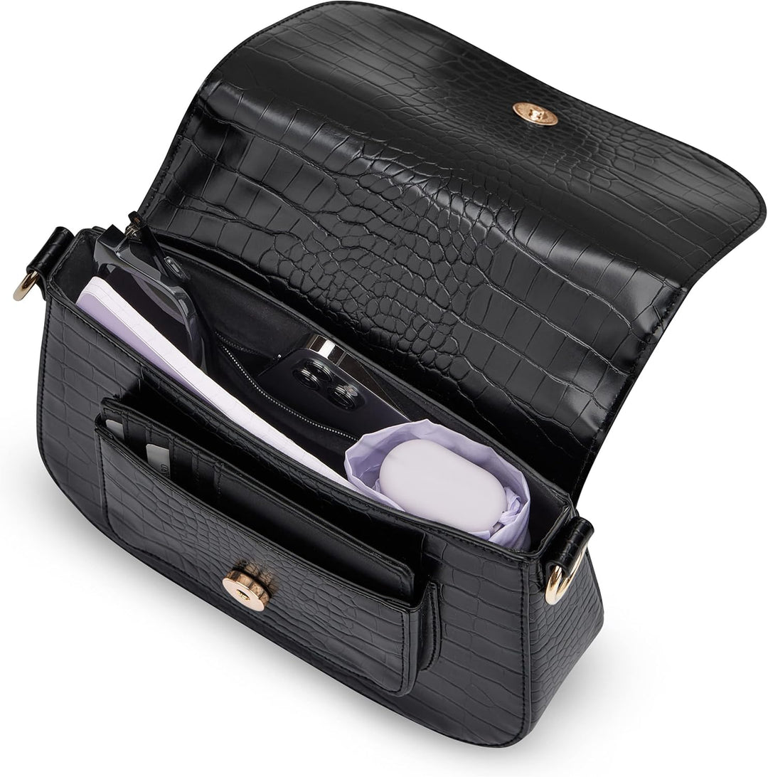 Expatrié Umhängetasche Damen Klein - Louise Medium - Moderne Crossbody Bag aus Veganem Leder - Tasch