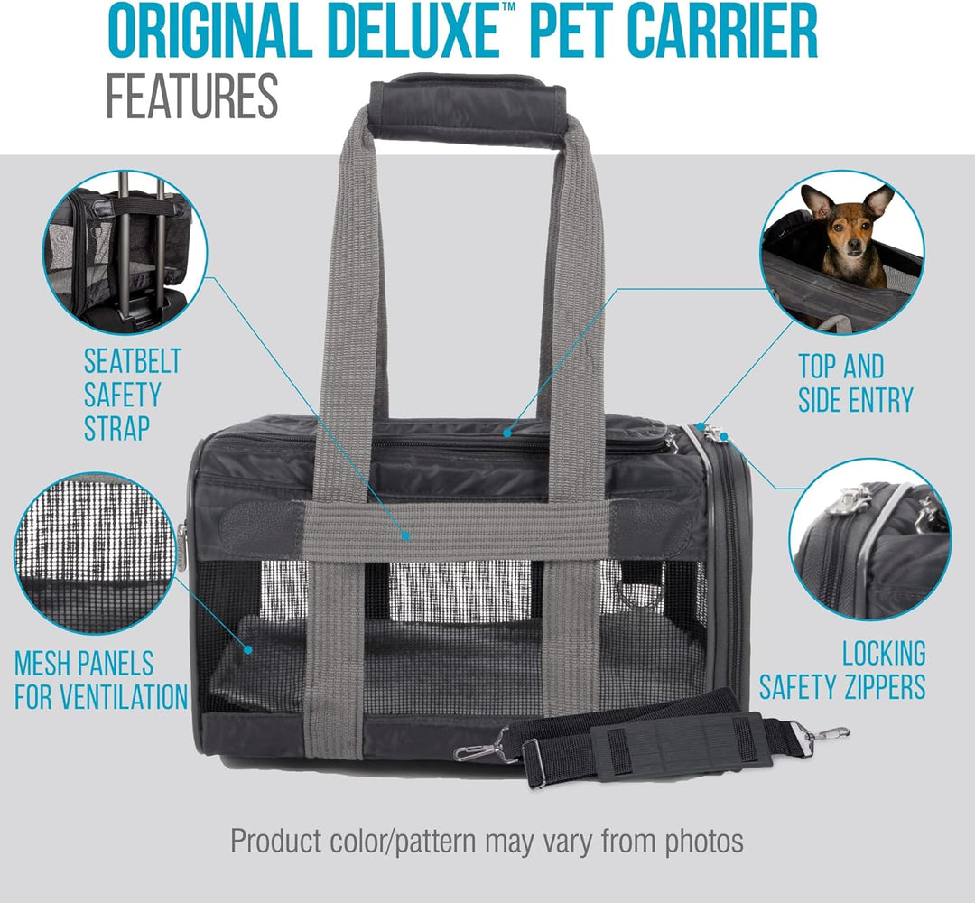 Sherpa Travel Transportbox für Haustiere, von Fluggesellschaften zugelassen, Large, anthrazit Large