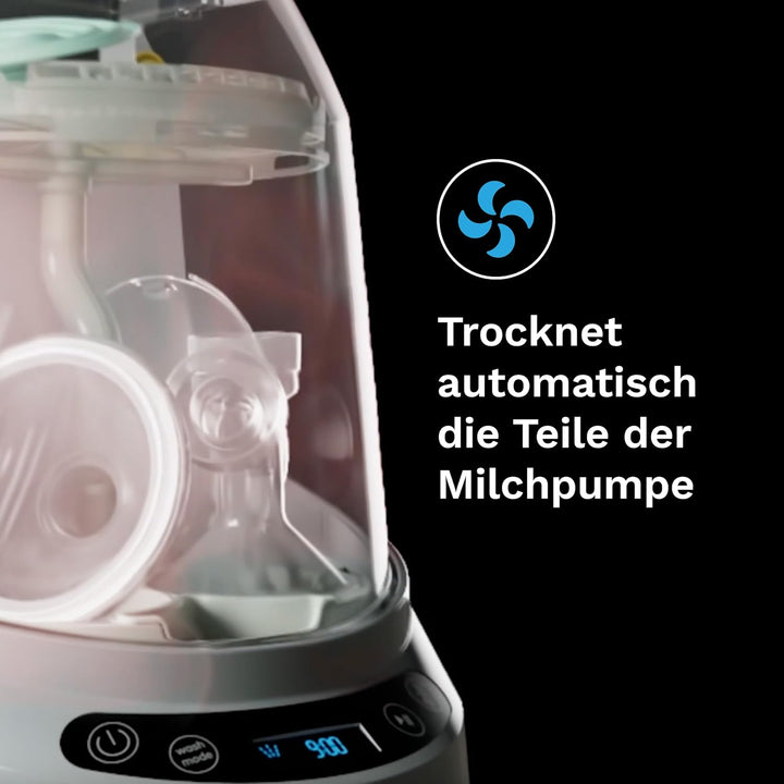Baby Brezza Bottle Washer Pro Einsatz für Milchpumpen – Kompatibel mit Wearables, Sammelbehältern, V