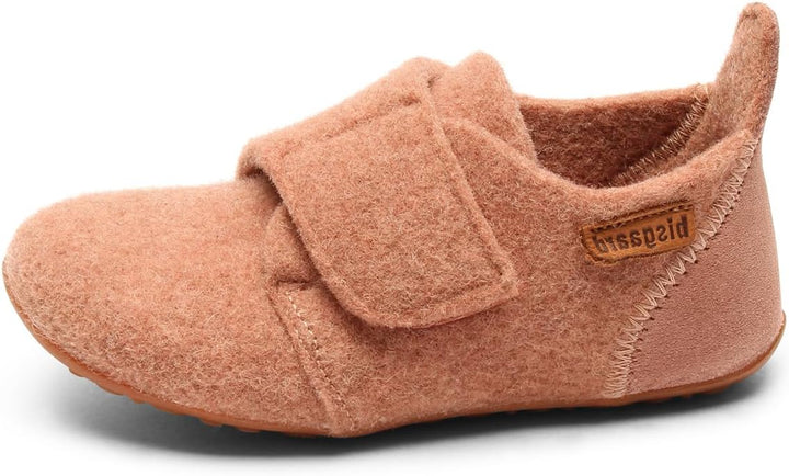 Bisgaard Unisex Kinder Casual Wool Slipper 23 EU Schmal Rose, 23 EU Schmal Rose