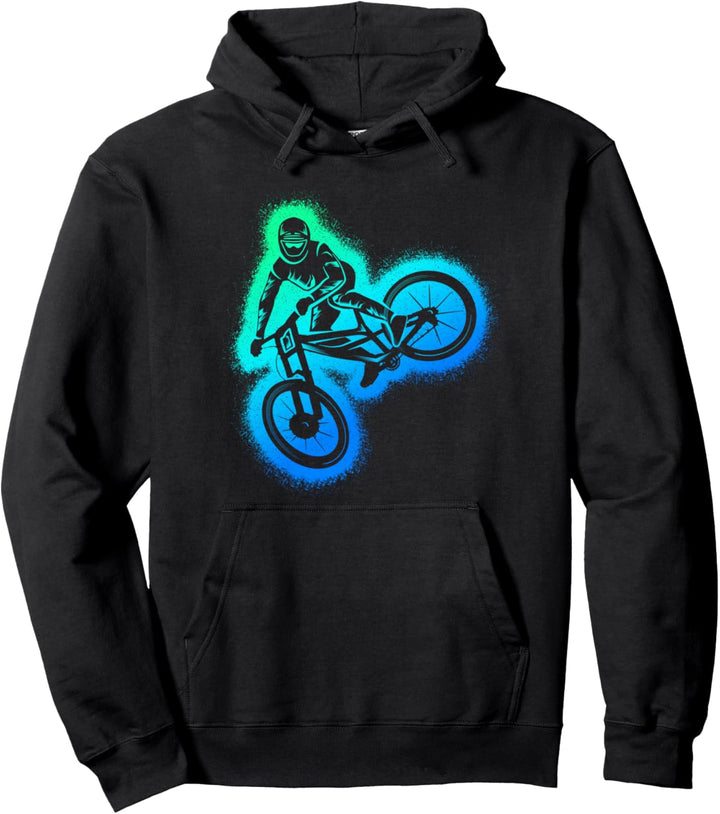 MTB Mountain Bike Downhill Kinder Herren Jungen Mountainbike Pullover Hoodie